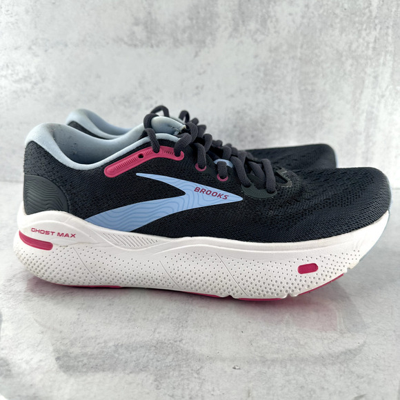 Brooks Ghost Max Women’s 7.5 B Running Shoes Blue Sneakers Walking Athletic - Picture 5 of 15